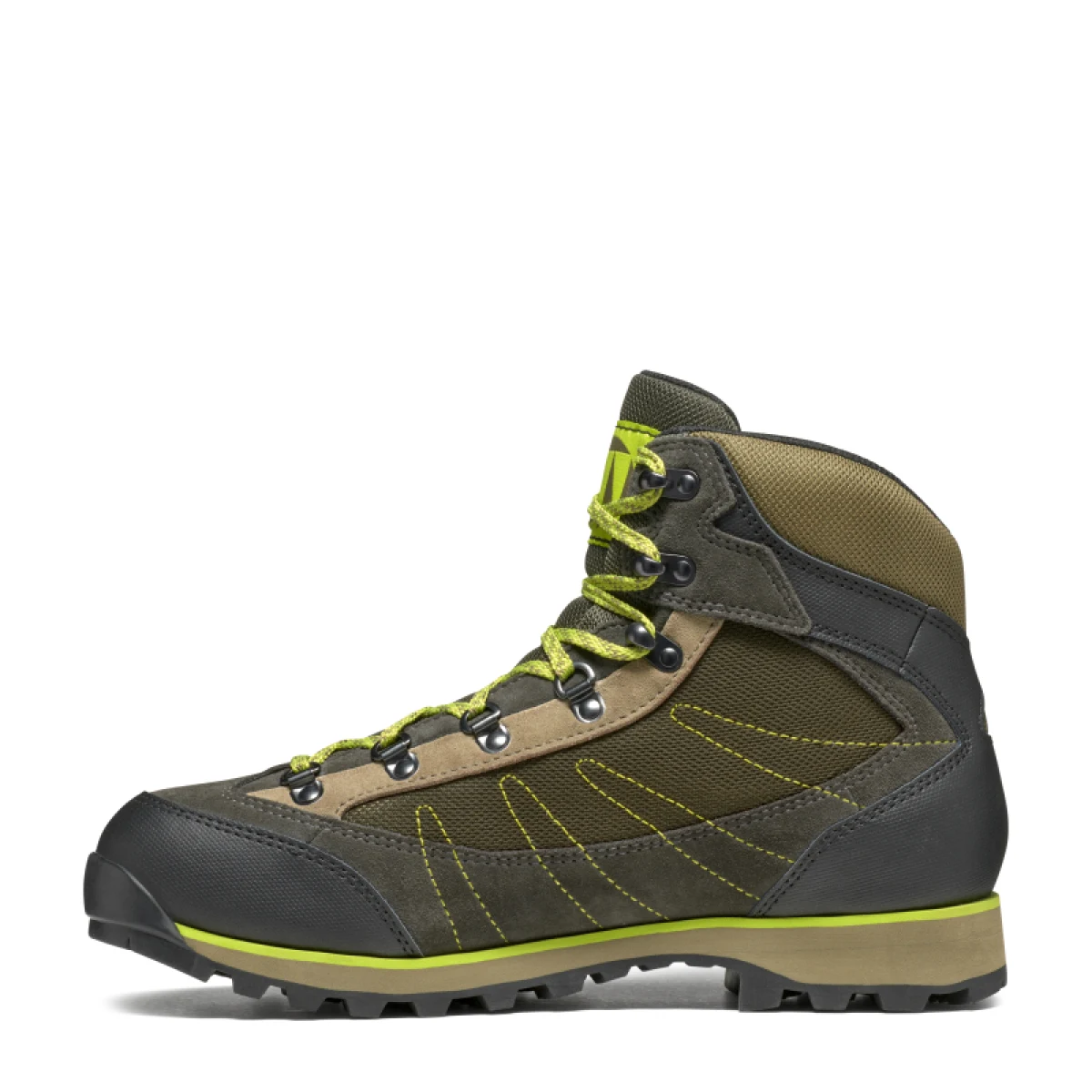 Pánska vysoká turistická obuv TECNICA Makalu IV GTX Ms, dark green light green · záber 3