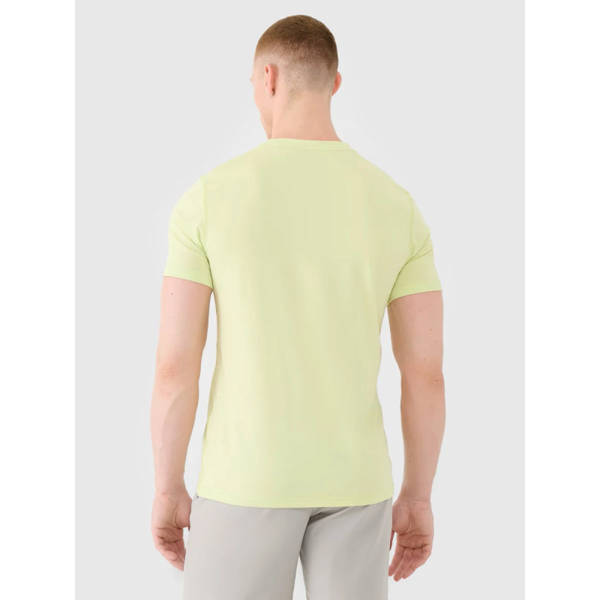 Pánske tréningové tričko s krátkym rukávom 4F TSHIRT FNK M1343-45S-CANARY GREEN · záber 3