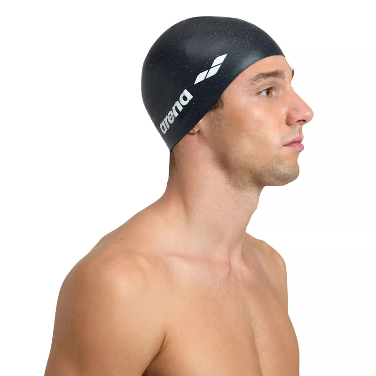 Plavecká čiapka ARENA SILICONE CAP-BLACK_MULTI · záber 3