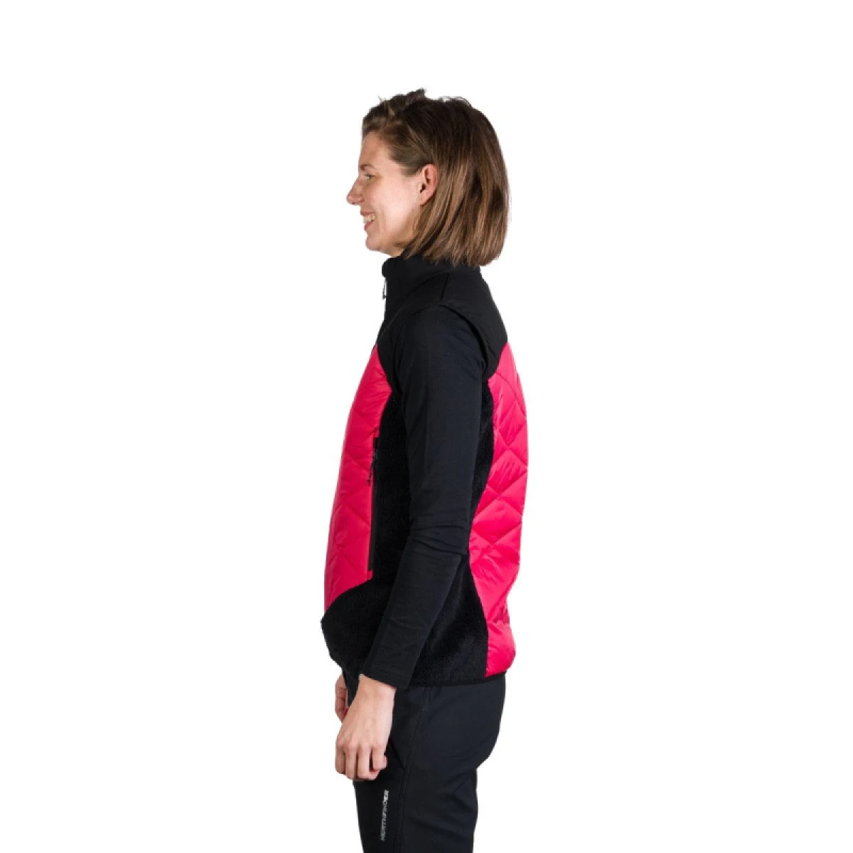 Dámska turistická vesta NORTHFINDER MARIANNE-276blackpink · záber 3