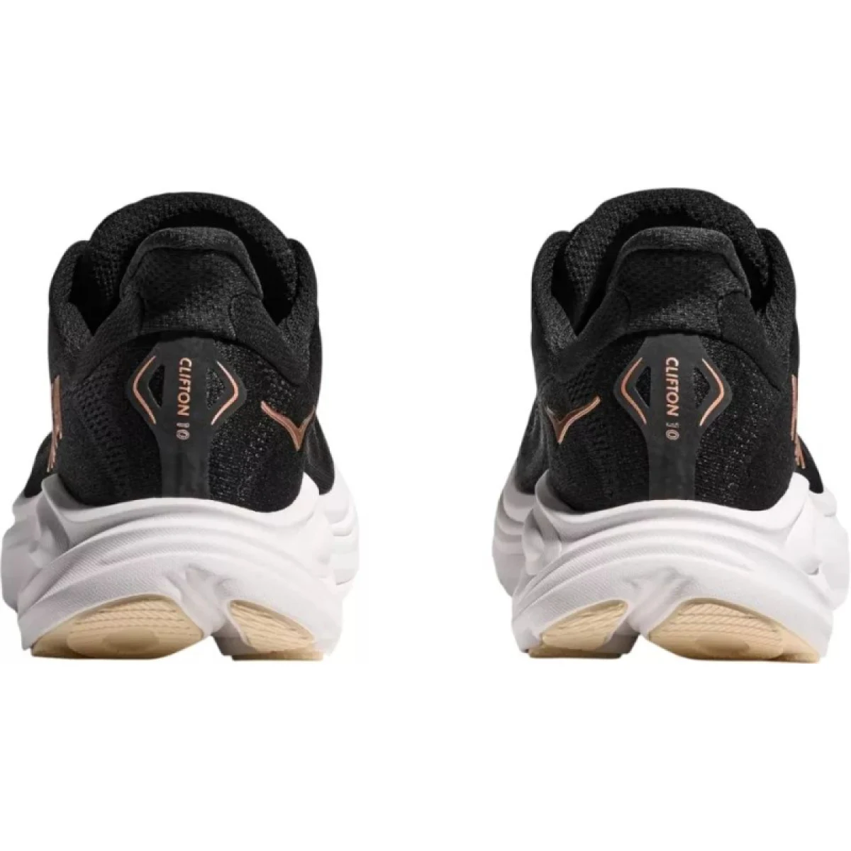 Dámska bežecká obuv HOKA Clifton 10 W black rose gold · záber 4
