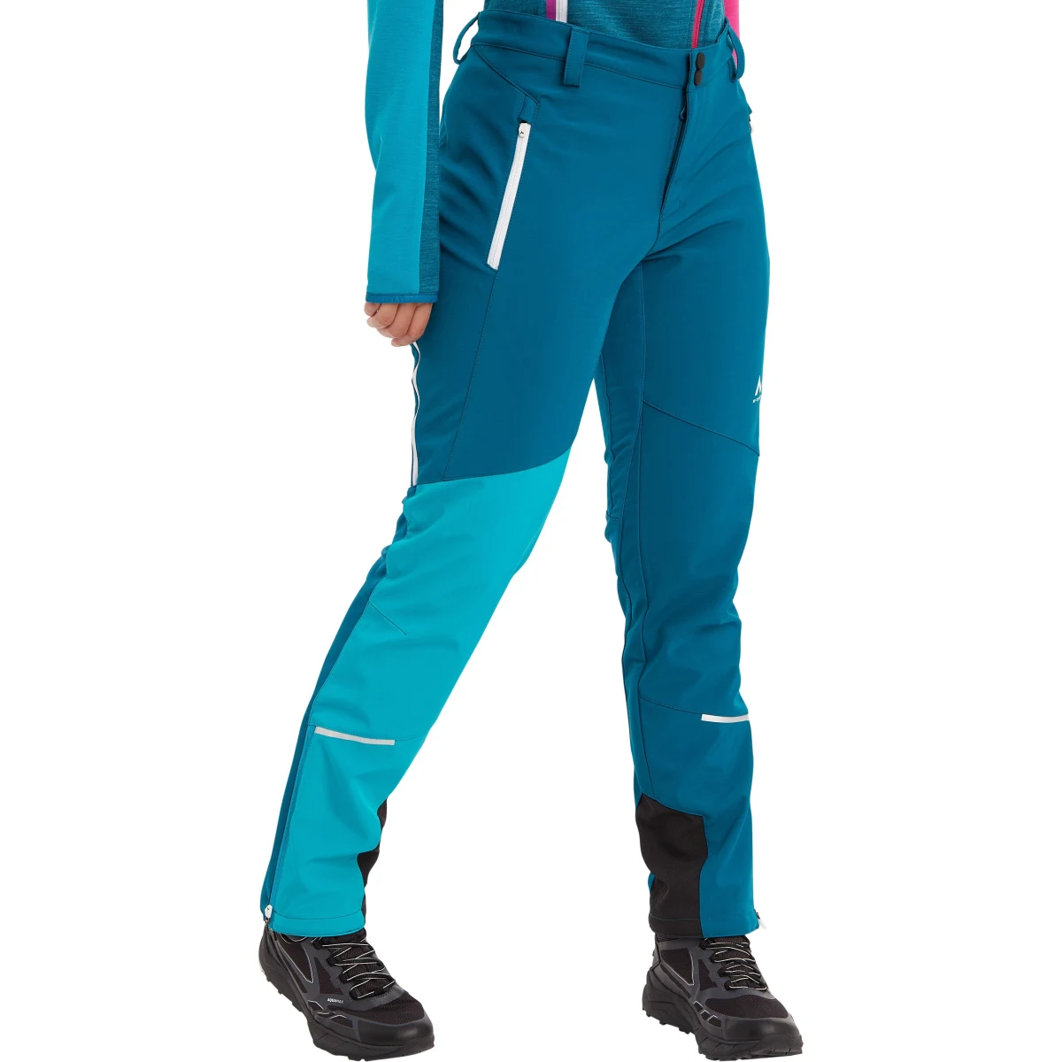 McKinley Saina Touring Pants W - Veľkosť: 46 | Farba: Modrá, Tyrkysová · záber 2