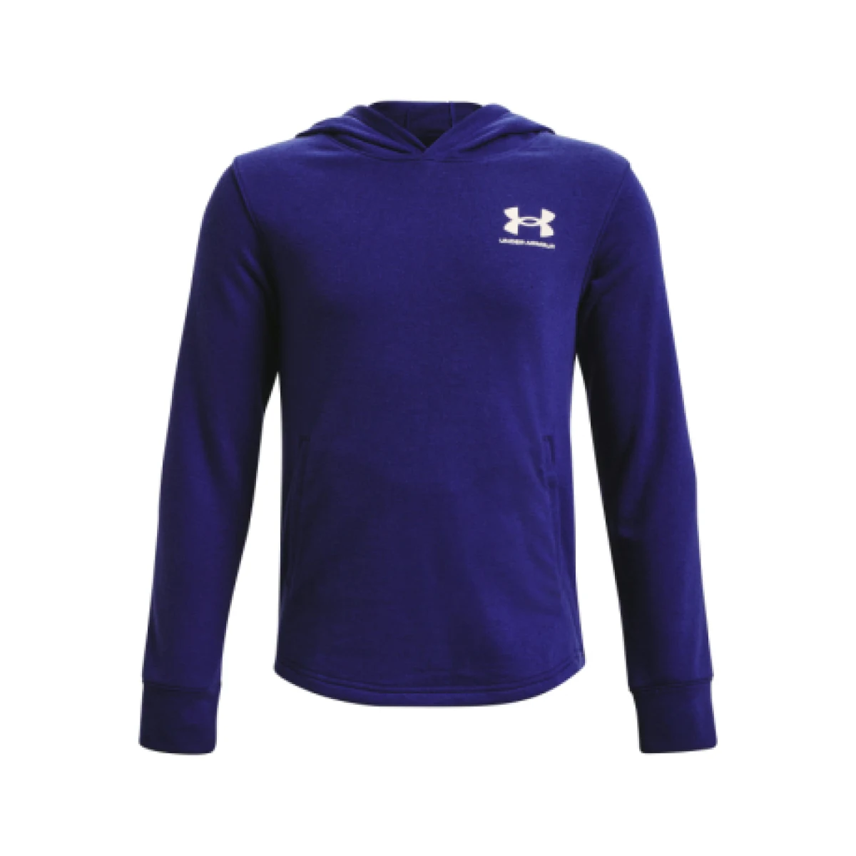 Chlapčenská mikina s kapucňou UNDER ARMOUR UA Rival Terry Hoodie-BLU · záber 1