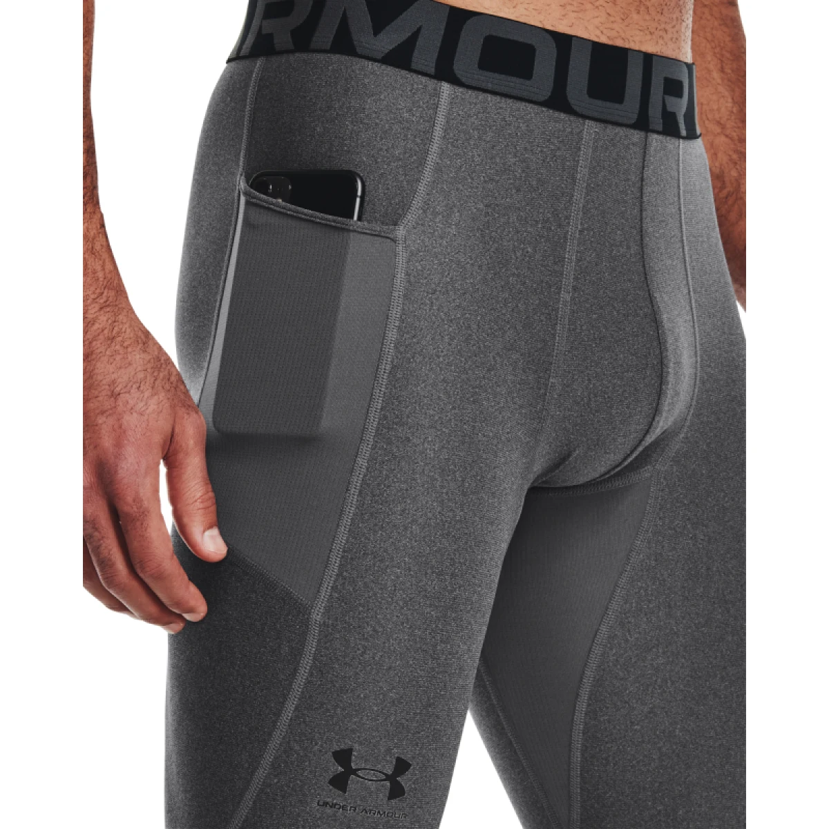 Pánske kompresné legíny UNDER ARMOUR UA HG Armour Leggings-GRY · záber 5