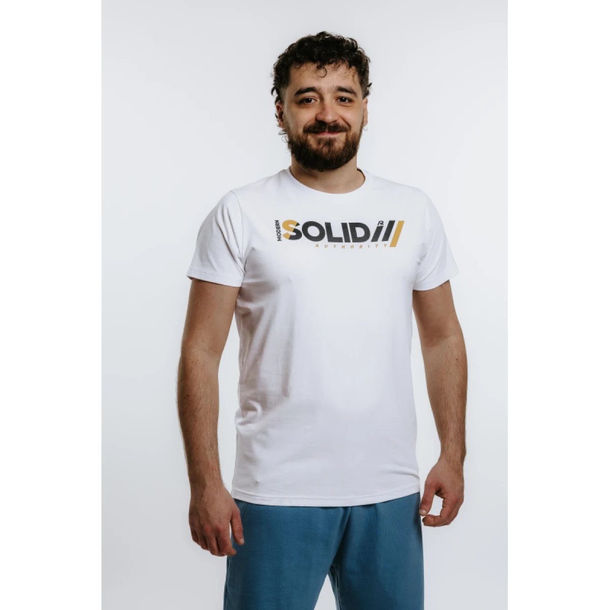 Pánske tričko s krátkym rukávom AUTHORITY T-SOLID M white · záber 2