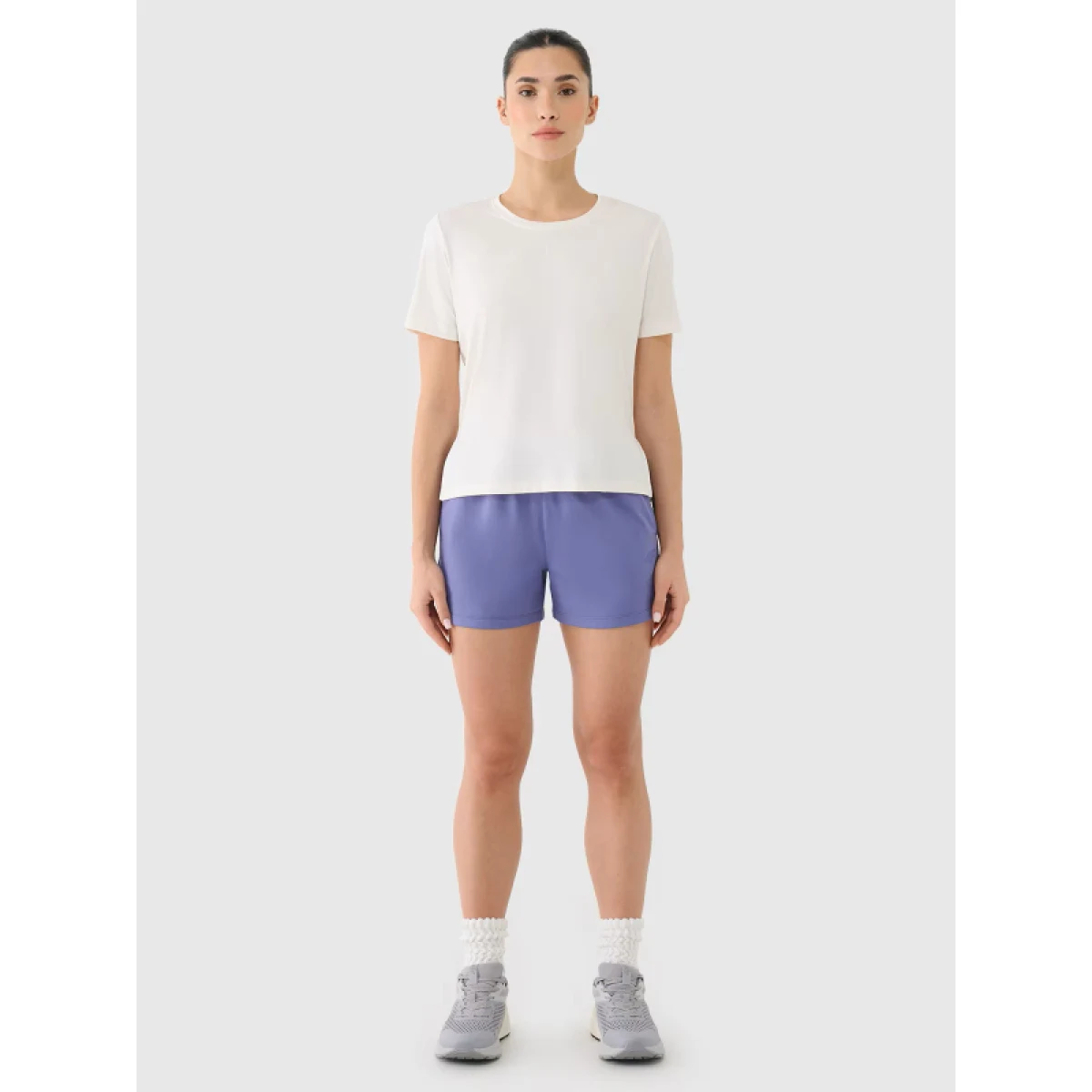 Dámske tréningové tričko s krátkym rukávom 4F TSHIRT FNK F1236-11S-OFF WHITE · záber 4