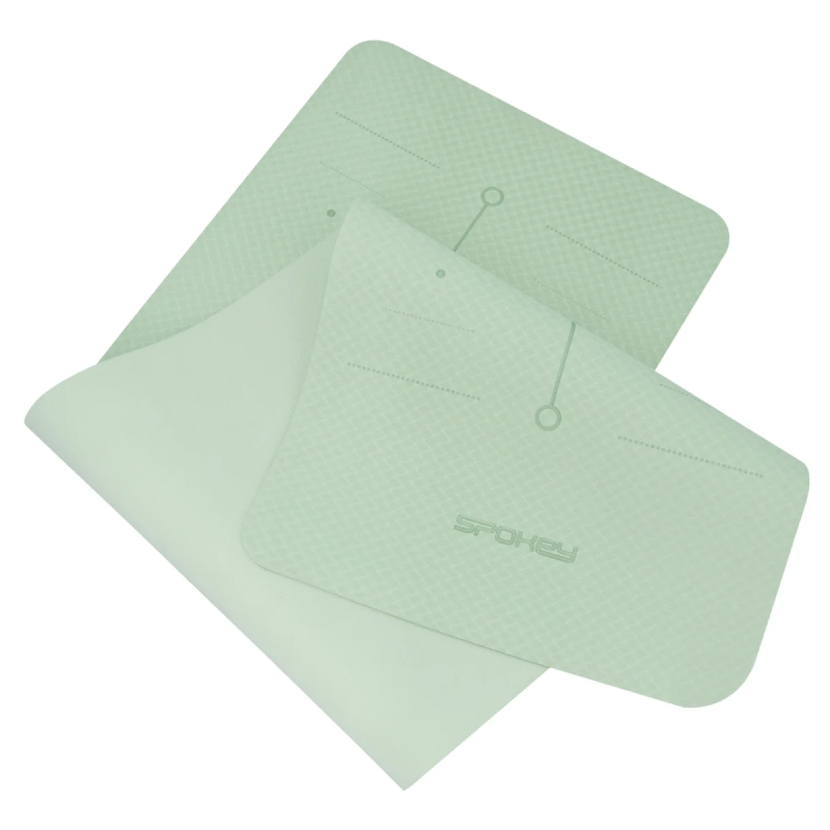 Fitness podložka SPOKEY MANDALA mat 183 x 61 x 0,4 cm green · záber 4