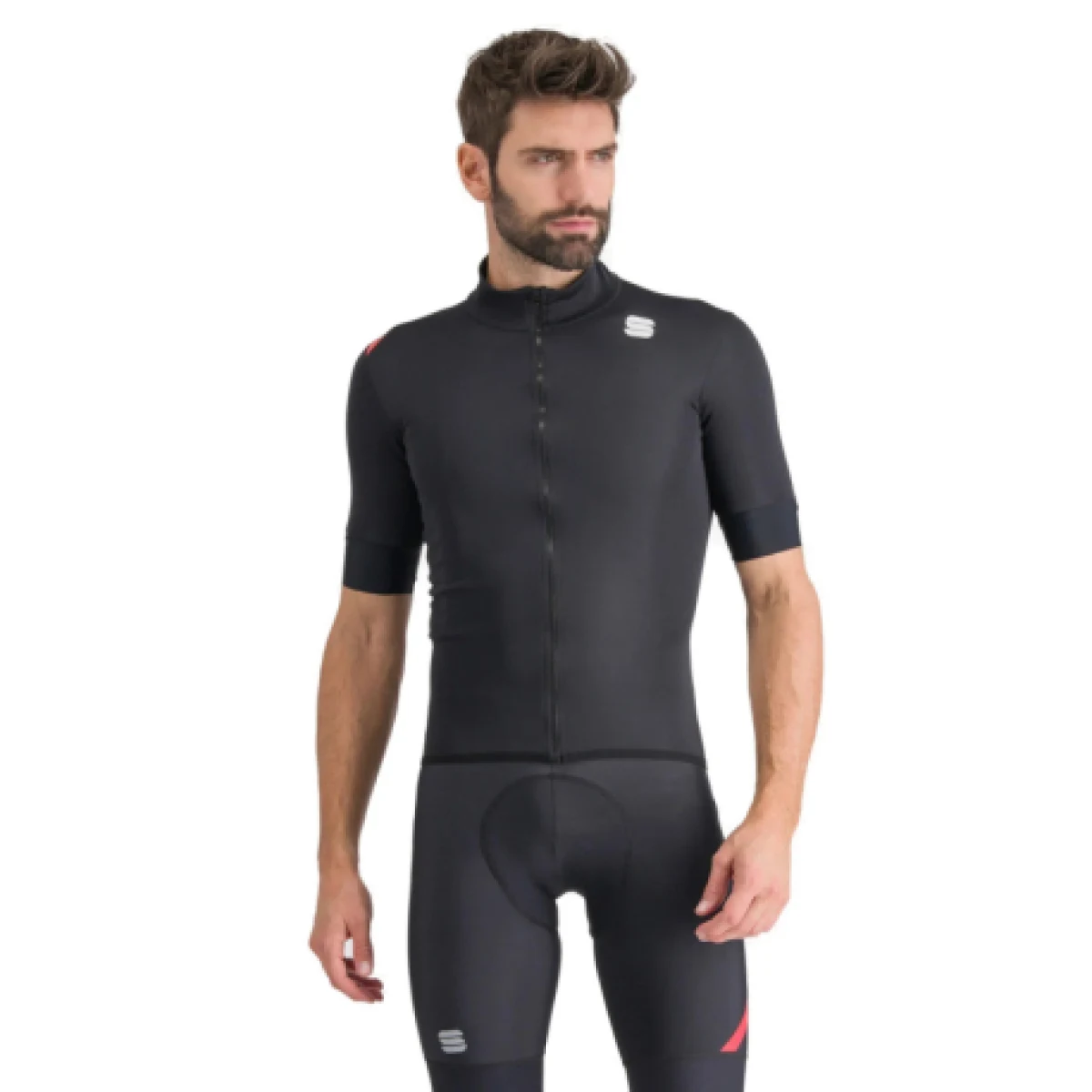Pánska cyklistická bunda SPORTFUL Fiandre light no rain jacket s, black · záber 1