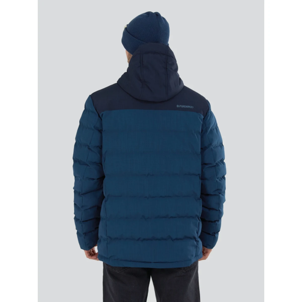Pánska bunda FUNDANGO Passat Padded Jacket-460- turkis · záber 3