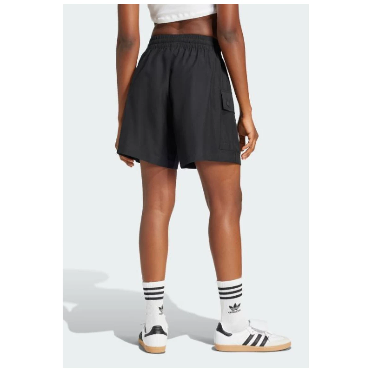 Dámske kraťasy ADIDAS ORIGINALS ESS C SHORTS-BLACK · záber 2