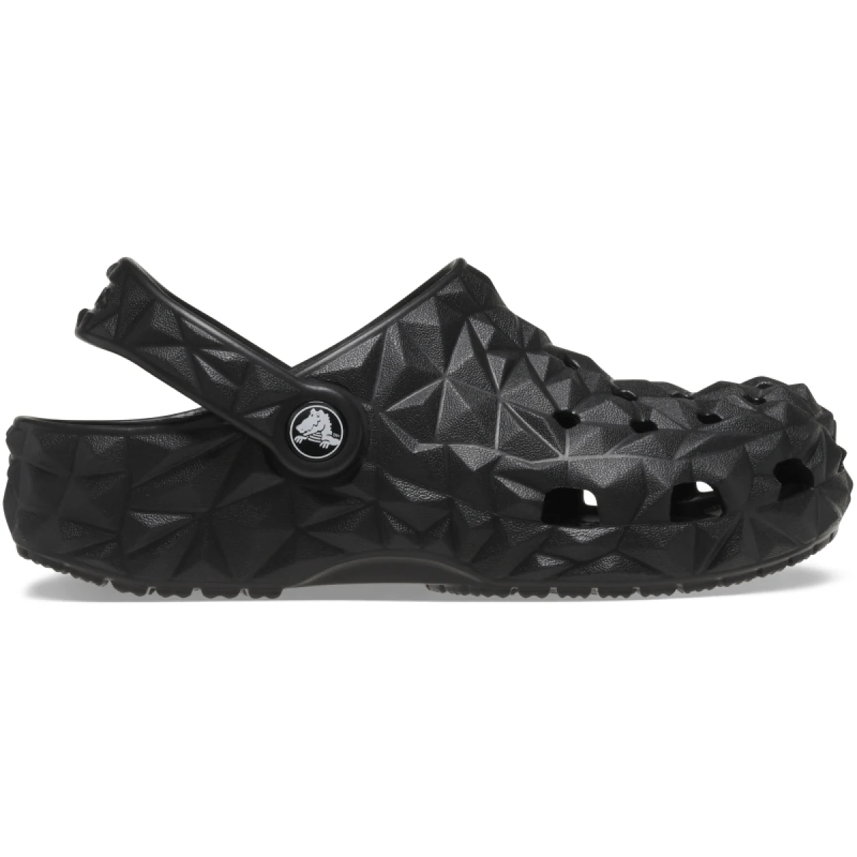Chlapčenské kroksy (rekreačná obuv) CROCS Classic Geometric Clog K black · záber 2