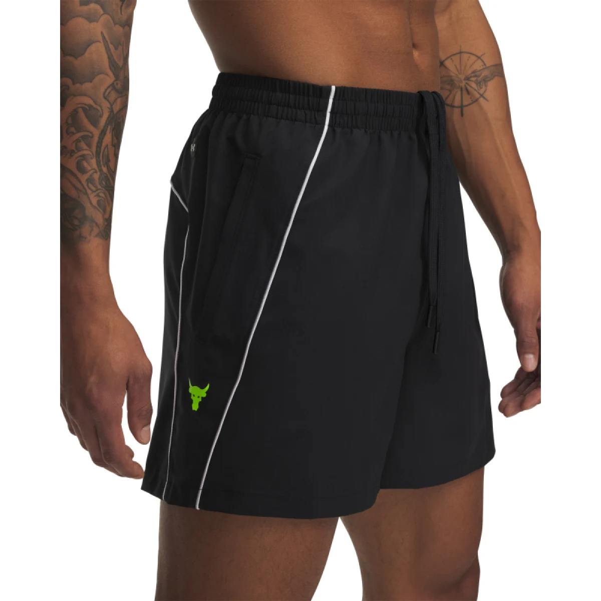 Pánske teplákové kraťasy UNDER ARMOUR PROJECT ROCK Short-BLK · záber 2