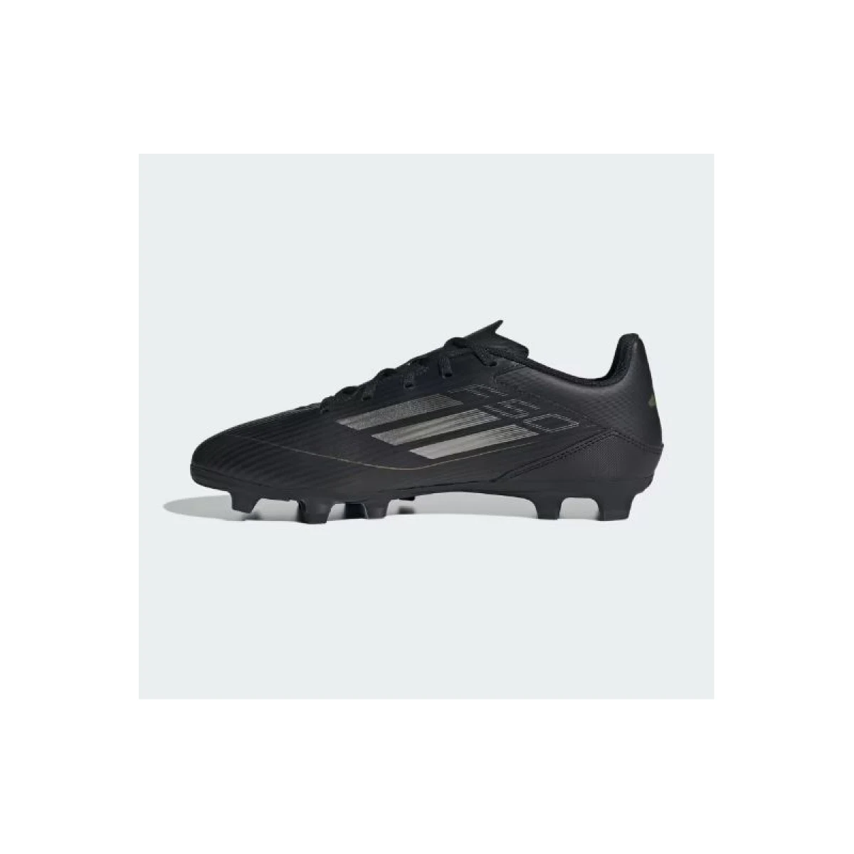 Pánske futbalové kopačky outdoorové ADIDAS F50 Club M FG core black iron metalic gold metalic · záber 3