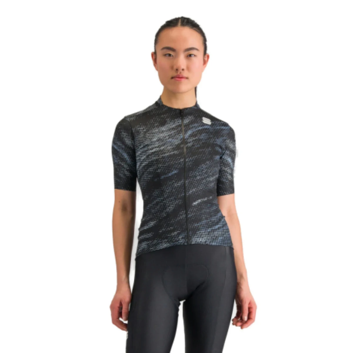 Dámsky cyklistický dres s krátkym rukávom SPORTFUL Cliff supergiara w jersey, black · záber 1