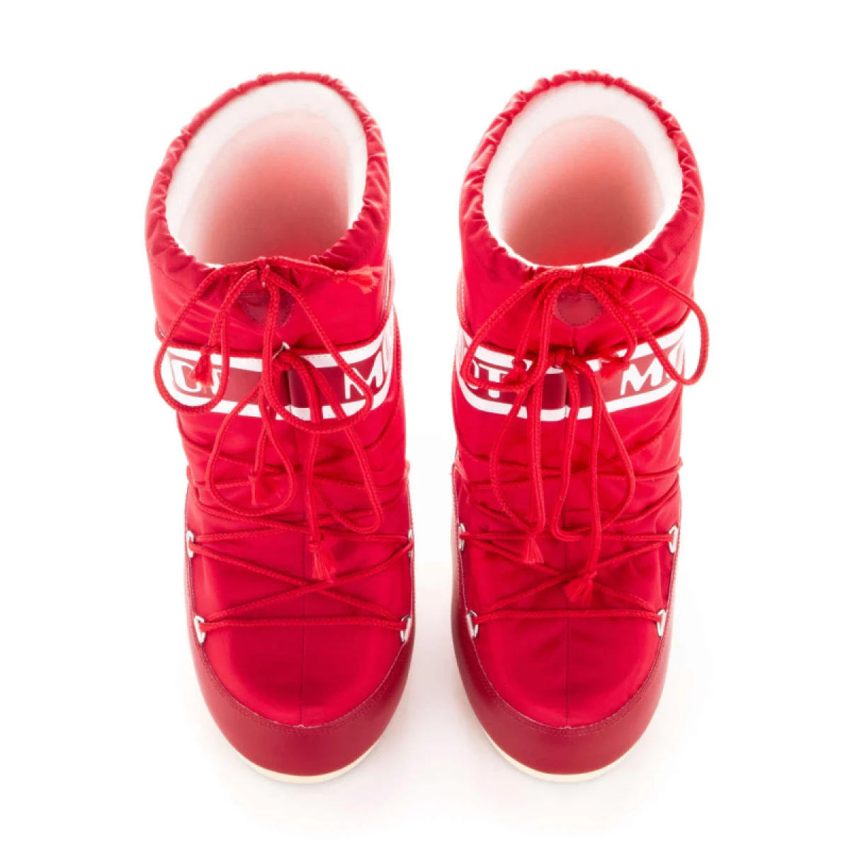 Dámske vysoké zimné topánky MOON BOOT ICON NYLON, 003 red · záber 4