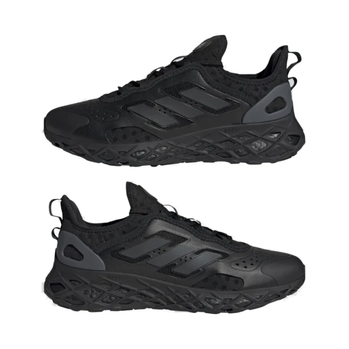 Pánska rekreačná obuv ADIDAS Web Boost core black black blue met grey five · záber 3
