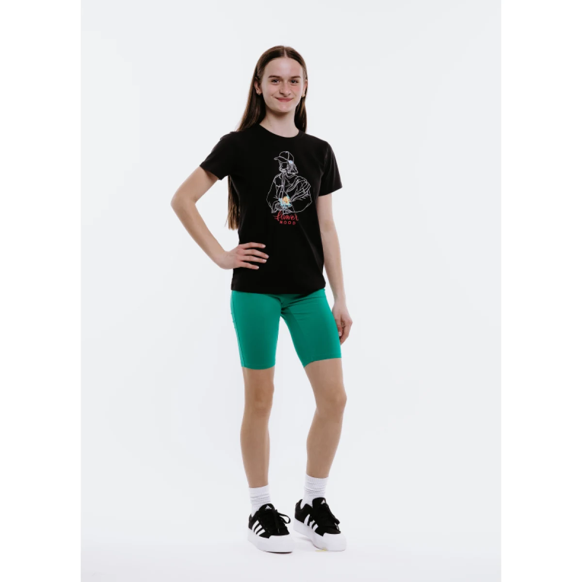 Dievčenské legíny AUTHORITY TS-LEGGINGS G green · záber 2