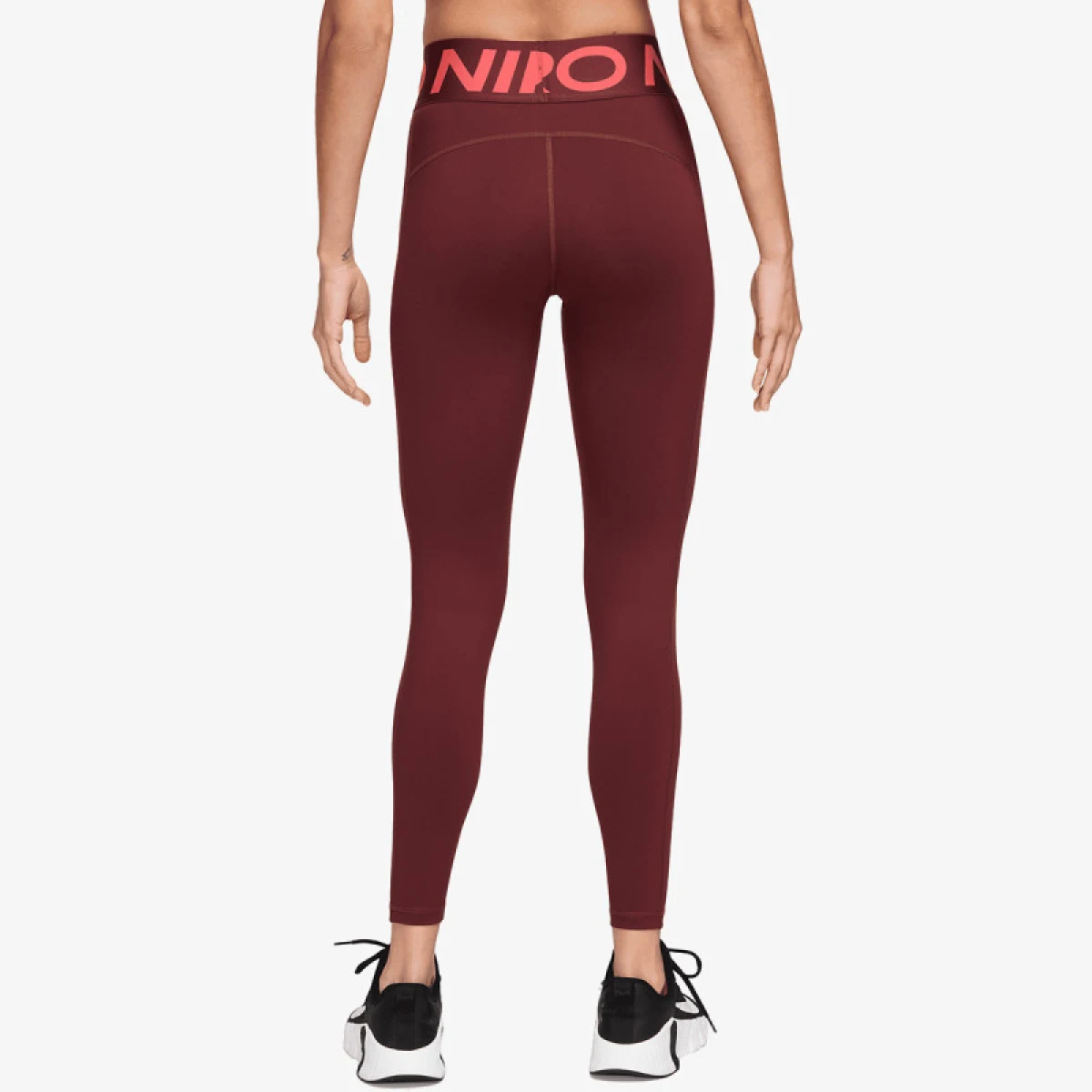 Dámske legíny NIKE PRO W NP SCULPT DF HR TIGHT-619-Red · záber 3