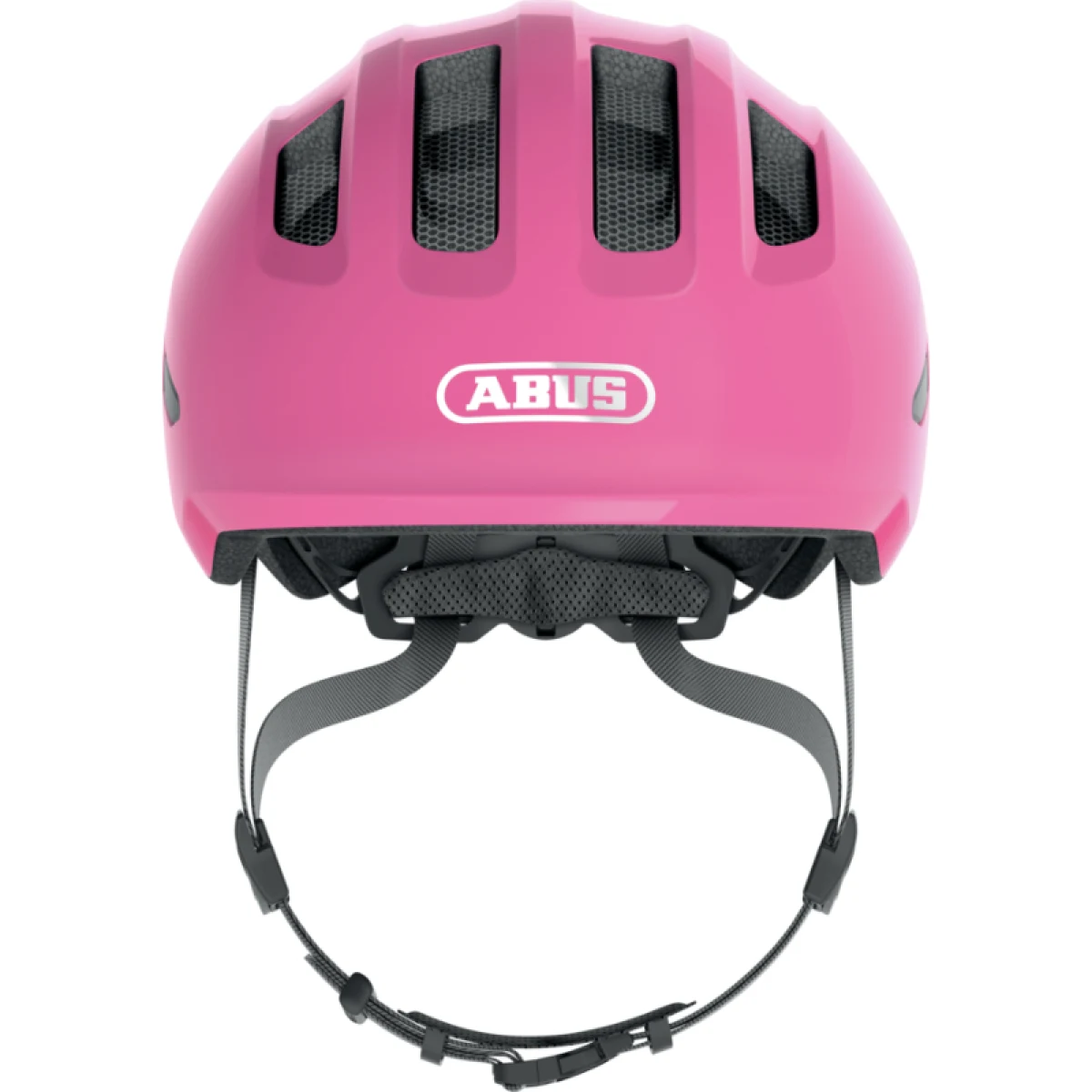 Juniorská cyklistická prilba ABUS Smiley 3.0 shiny pink · záber 2