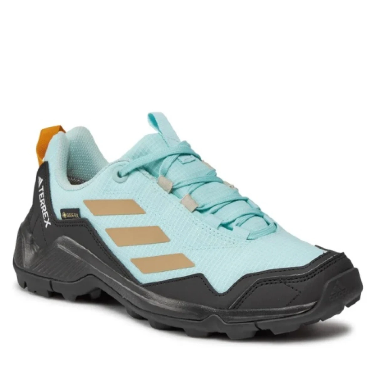 Dámska nízka turistická obuv ADIDAS Terrex Eastrail GTX flash aqua wonder beige preloved yellow · záber 1