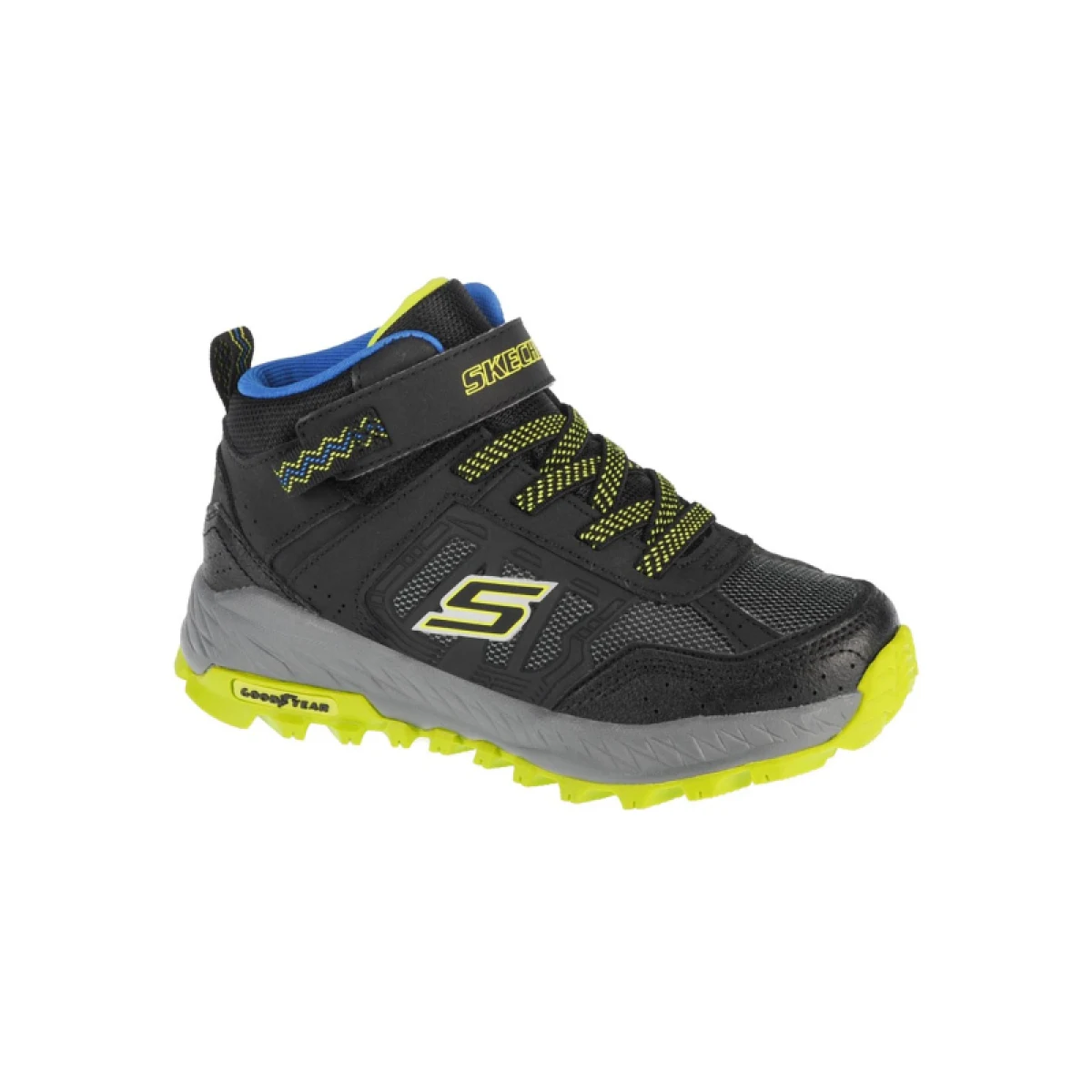 Chlapčenská členková turistická obuv SKECHERS Fuse Tread Trekor black lime · záber 2
