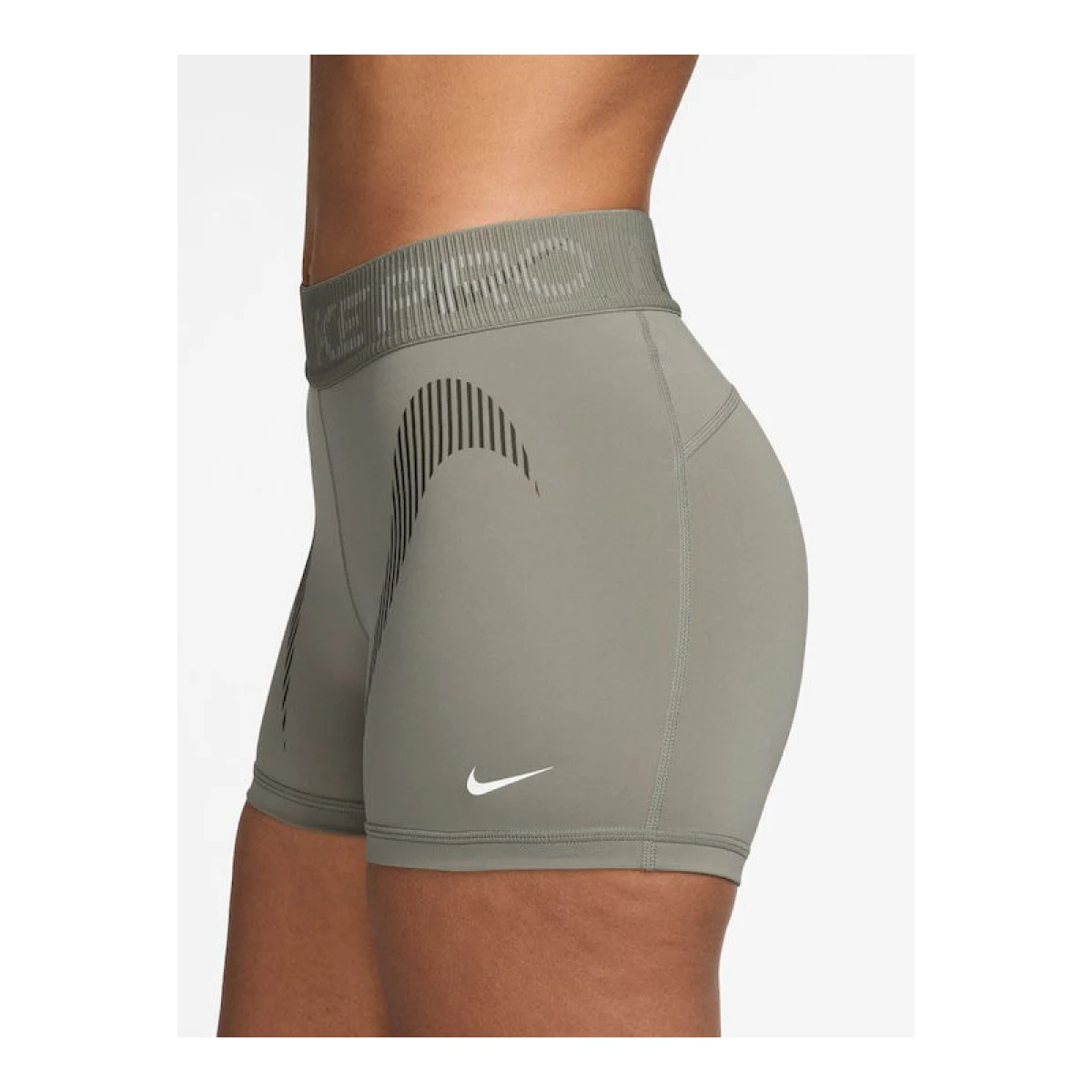 Dámske tréningové kraťasy NIKE PRO W NP DF MR 3IN SHORT TT GRX-320-Khaki · záber 3