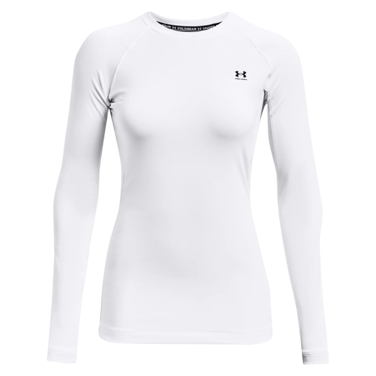 Dámske tréningové tričko s dlhým rukávom UNDER ARMOUR UA CG Authentics Crew-WHT · záber 5