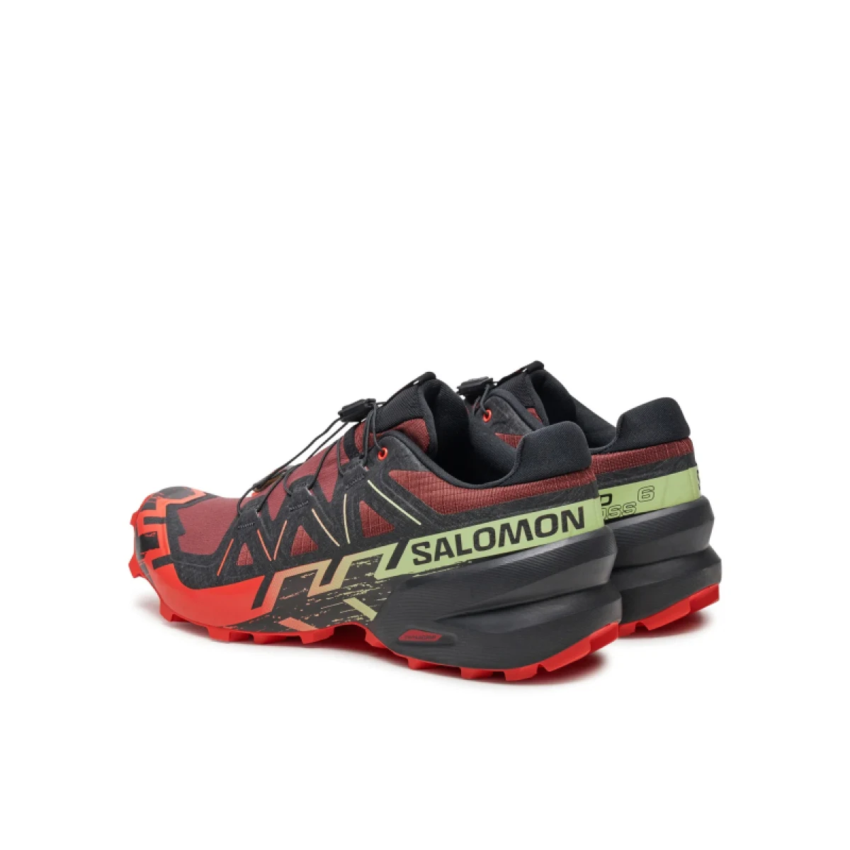 Pánska bežecká trailová obuv SALOMON Speedcross 6 M rum raisin cherry tomato cognac · záber 5