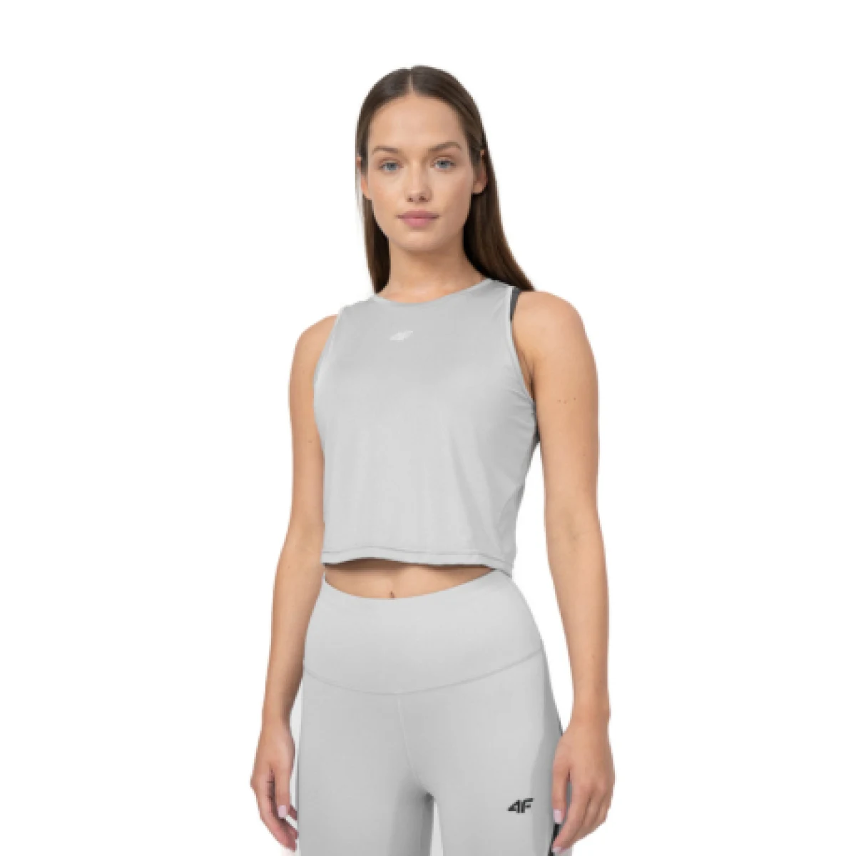 Dámske tréningové tielko 4F TSHIRT FNK F148-27S-COLD LIGHT GREY · záber 1