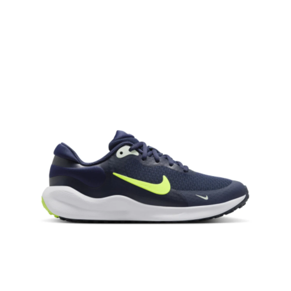 Chlapčenská športová obuv (tréningová) NIKE Revolution 7 Jr midnight navy volt tint white · záber 1