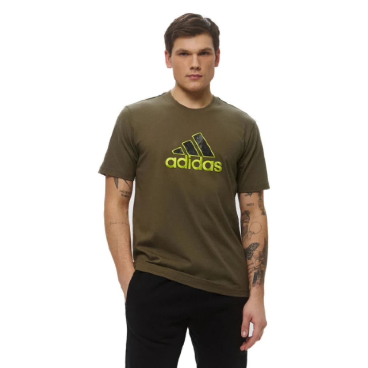 Pánske tričko s krátkym rukávom ADIDAS GRFX TEE-OLISTR · záber 1