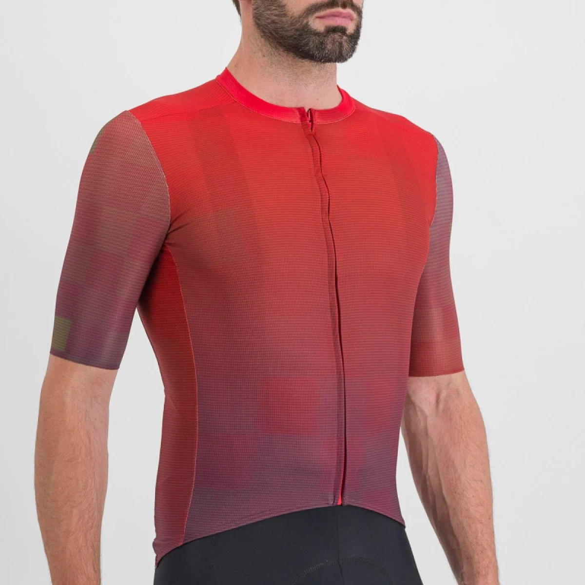 Pánsky cyklistický dres s krátkym rukávom SPORTFUL Rocket jersey, huckleberry chilly red · záber 4