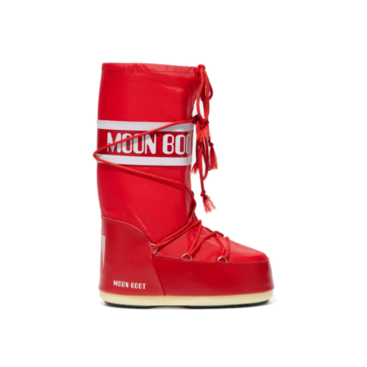 Vysoké zimné topánky MOON BOOT MB ICON NYLON, D001 RED · záber 1