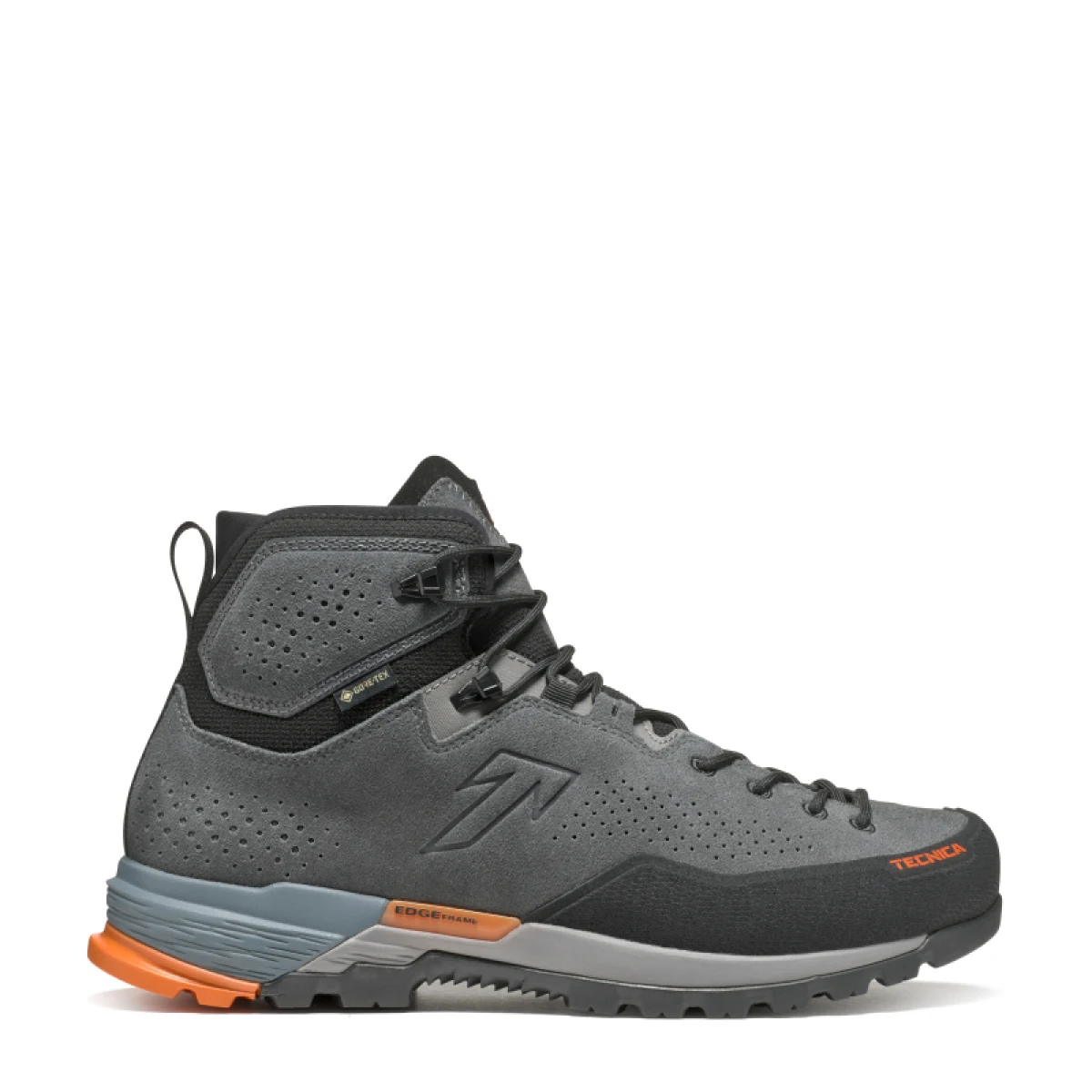 Pánska členková turistická celokožená obuv TECNICA Sulfur MID GTX Ms, dark grey orange · záber 2