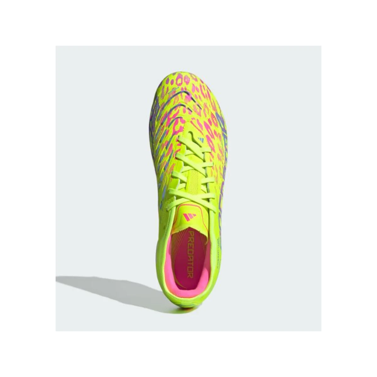 Pánske futbalové kopačky outdoorové ADIDAS Predator Pro M FG lucid lemon blue fusion lucid pink · záber 4