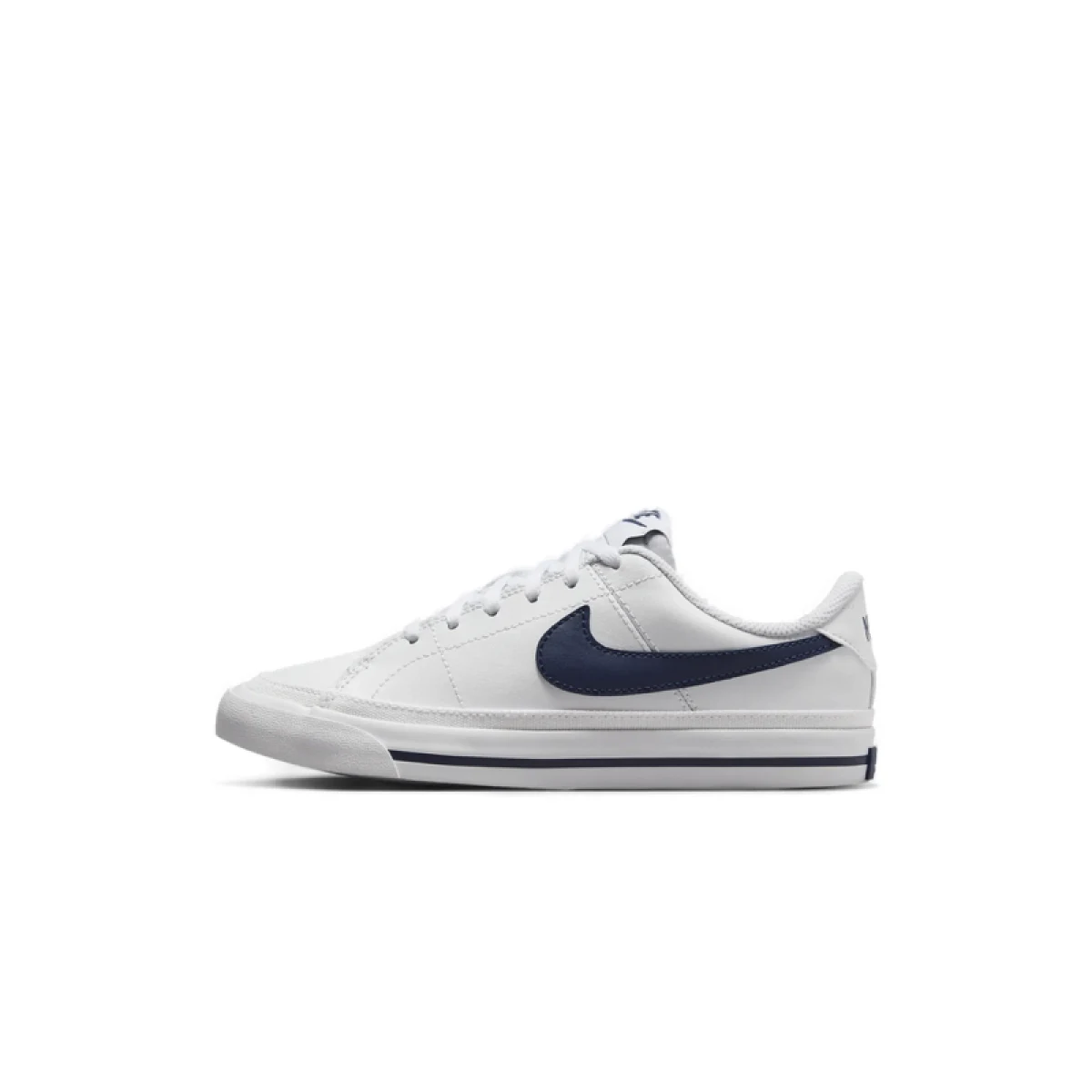 Chlapčenská rekreačná obuv NIKE Court Legacy white midnight navy · záber 2