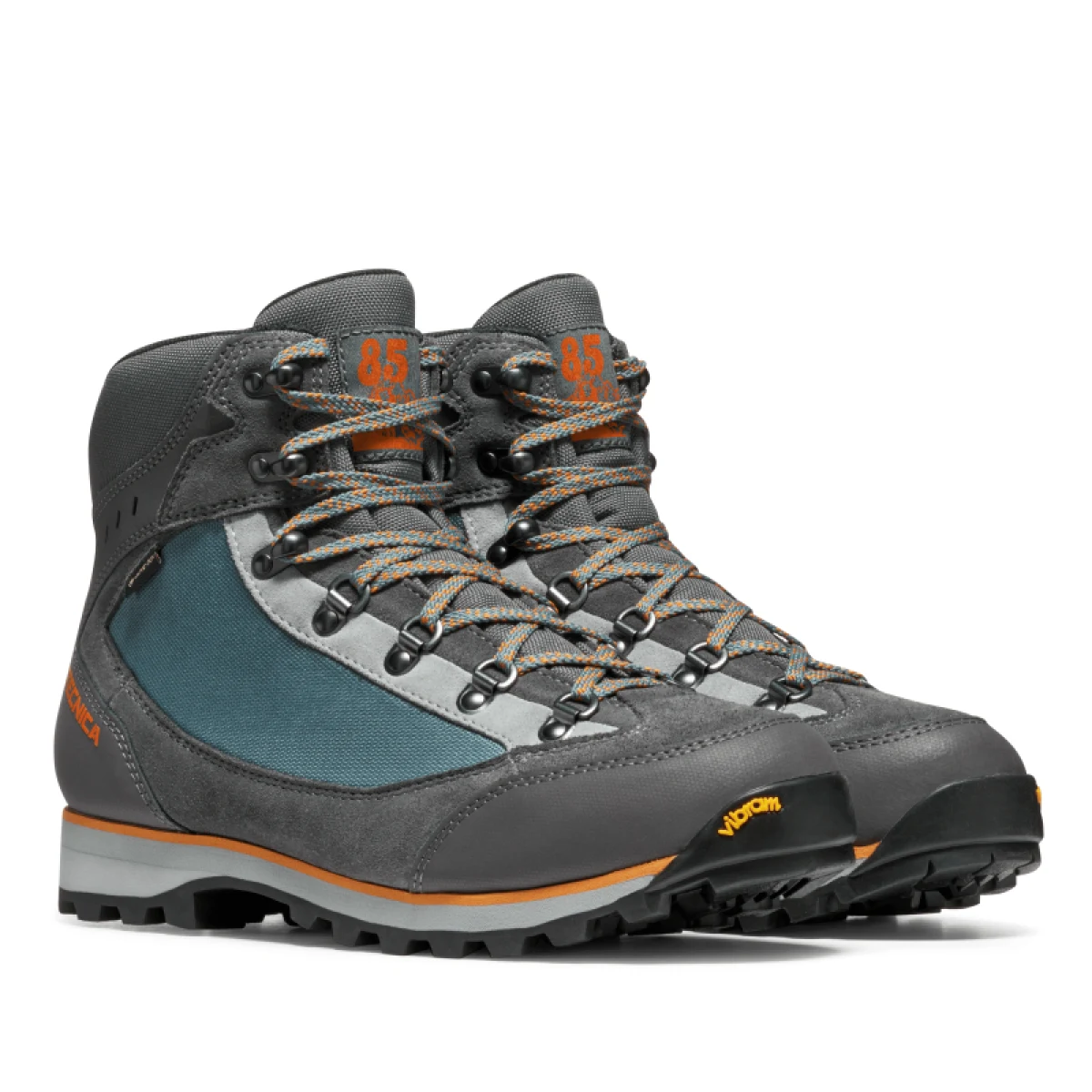 Pánska členková turistická celokožená obuv TECNICA Makalu 85 GTX Ms, grey orange · záber 4
