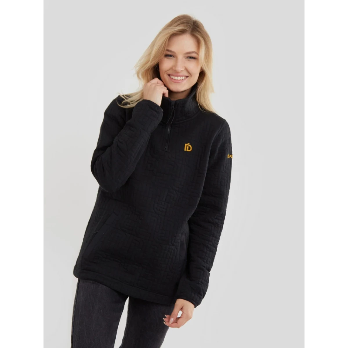 Dámska mikina FUNDANGO Charlize Pullover-890-black · záber 2
