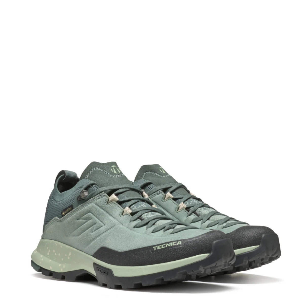 Dámska nízka turistická celokožená obuv TECNICA Forge Hike GTX Ws, light green ivory · záber 4