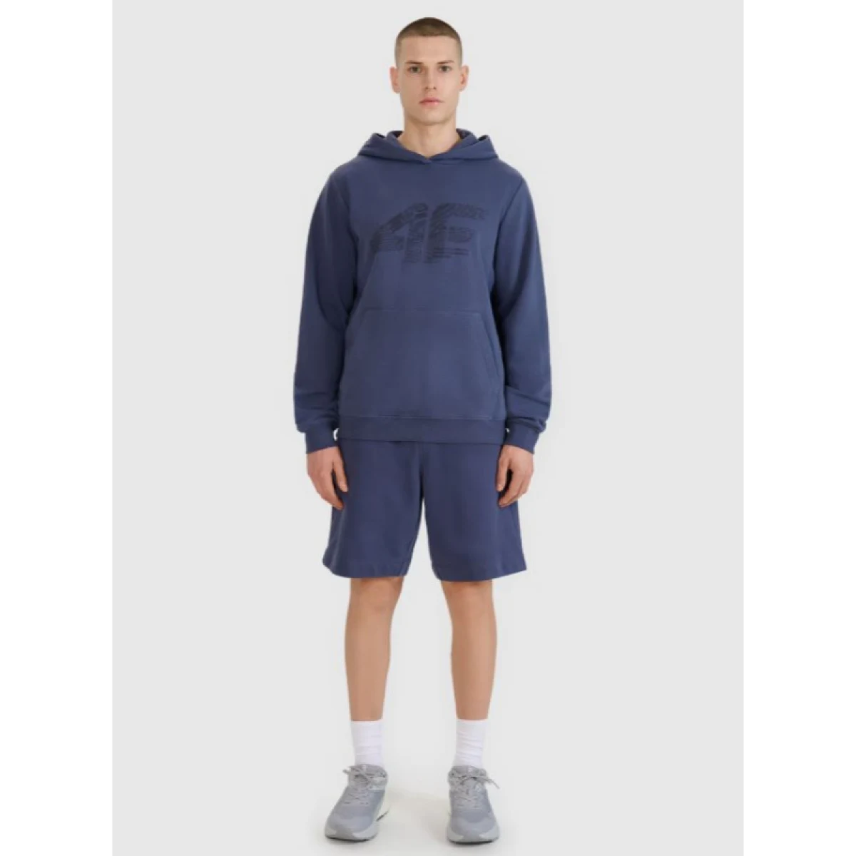 Pánske teplákové kraťasy 4F SHORTS CAS M545-22S-ANTHRACITE · záber 3