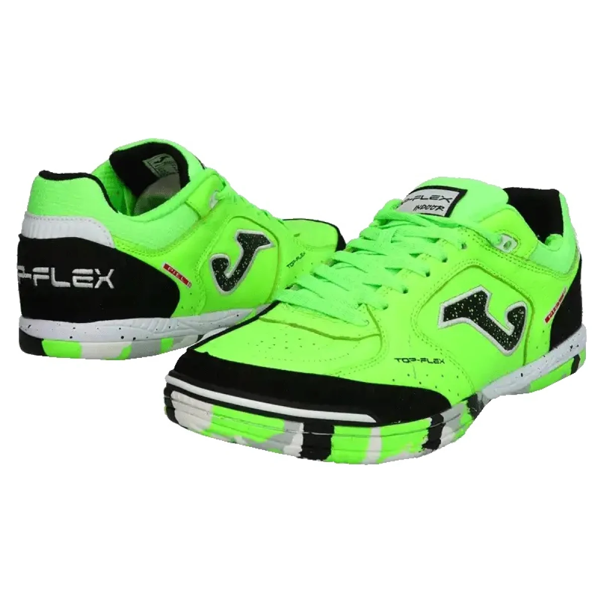 Pánske futbalové kopačky halové JOMA Top Flex M IC fluorescent green · záber 2