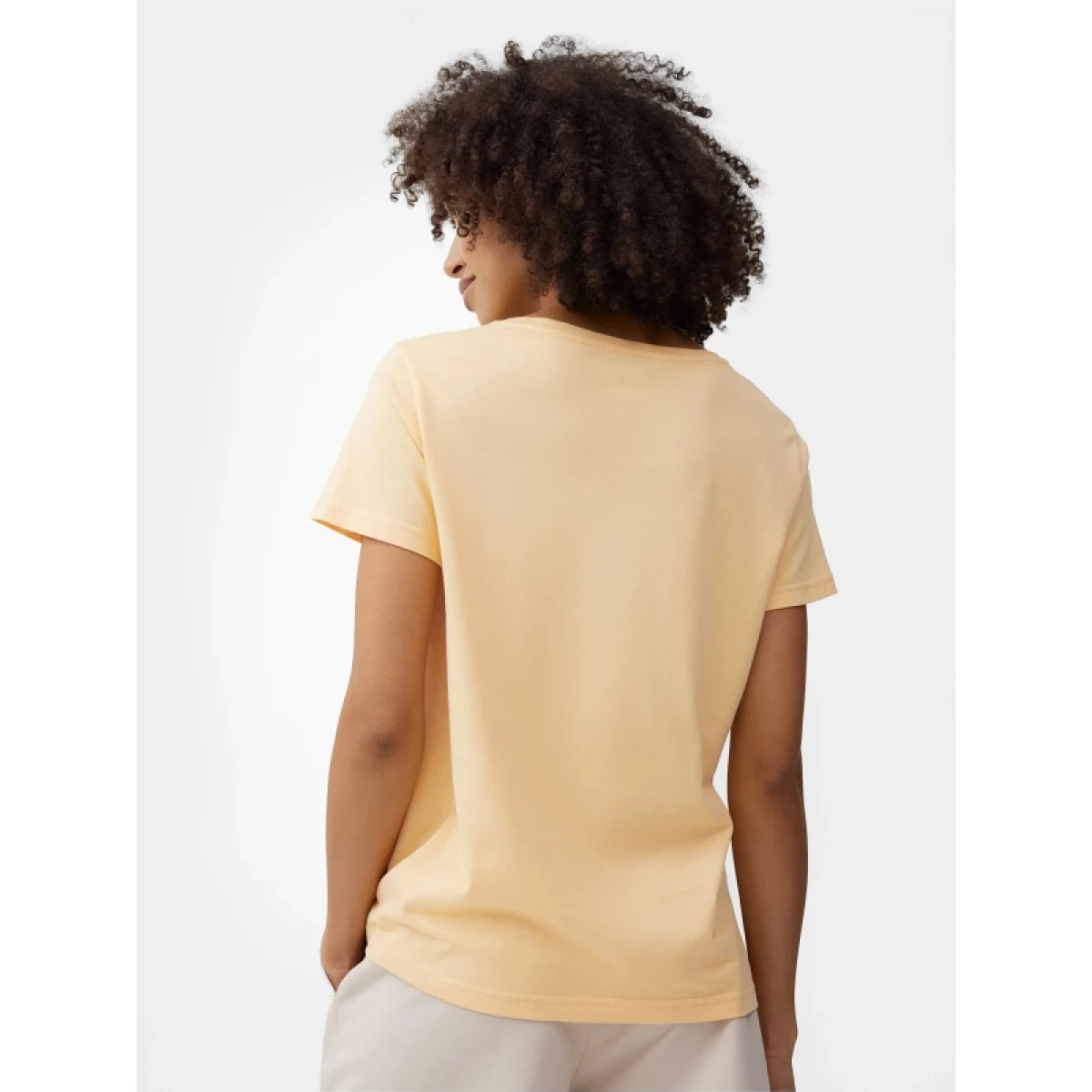 Dámske tričko s krátkym rukávom 4F TSHIRT F342-73S-LIGHT LEMON · záber 3