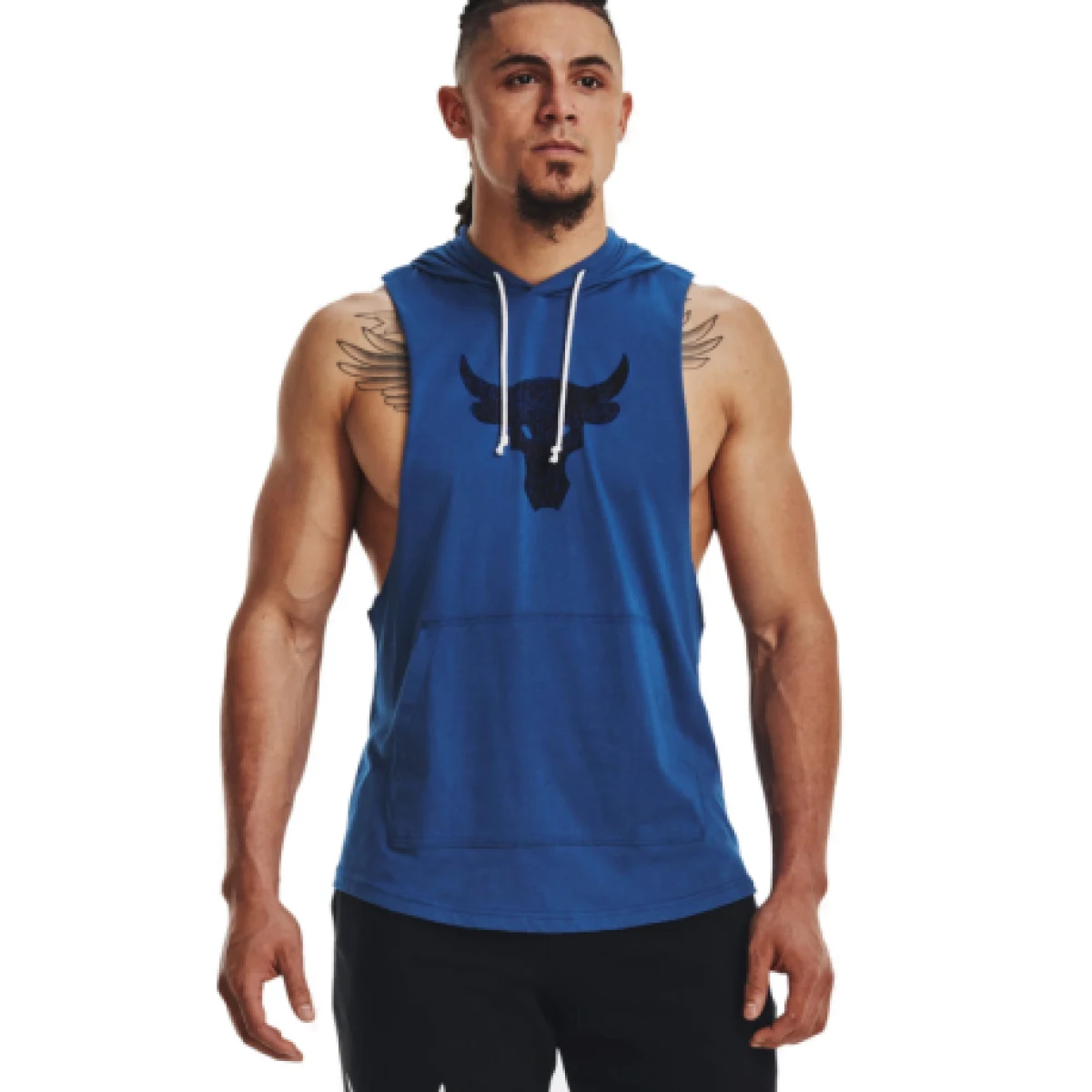 Pánske tričko bez rukávov UNDER ARMOUR PROJECT ROCK UA PROJECT ROCK BSR BULL SL HD-BLU · záber 1