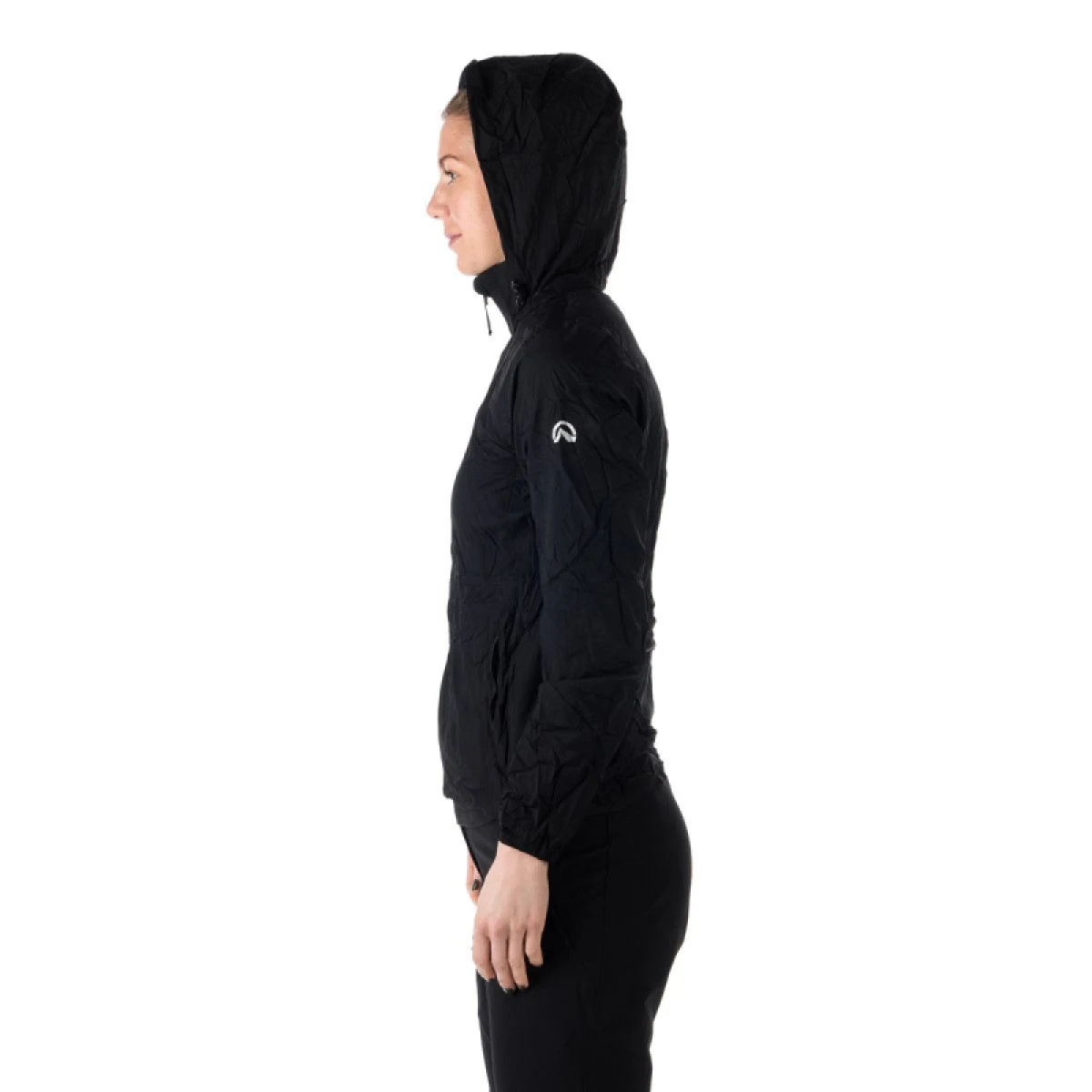 Dámska tréningová bunda s kapucňou NORTHFINDER NORTHKIT-BU-4268OR-black · záber 3