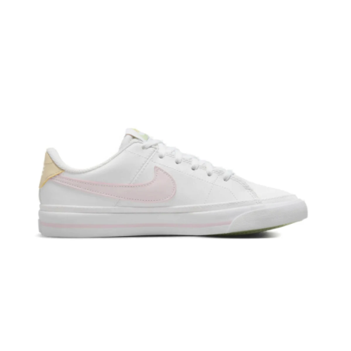 Dievčenská vychádzková obuv NIKE Court Legacy white pink foam honeydew · záber 1