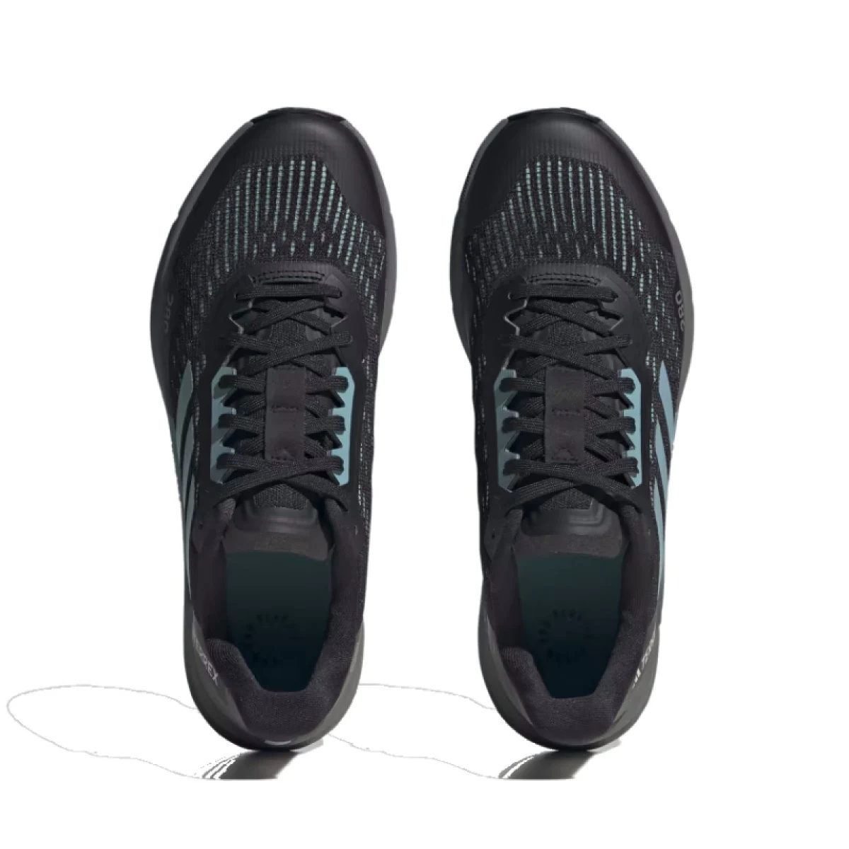 Dámska bežecká trailová obuv ADIDAS Terrex Agravic Flow 2.0 core black dash grey cloud white · záber 3