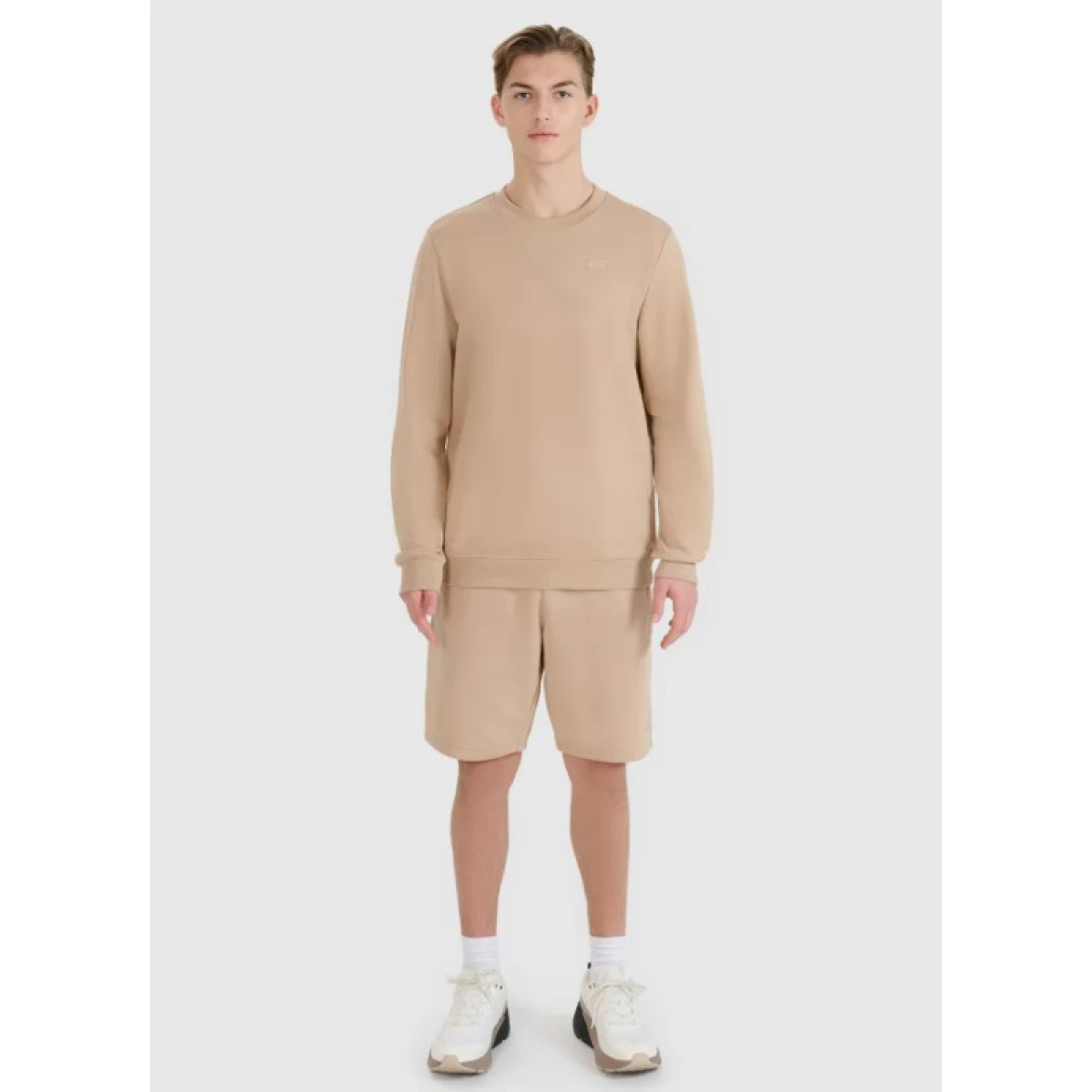 Pánska mikina 4F SWEATSHIRT M1622-83S-BEIGE · záber 4