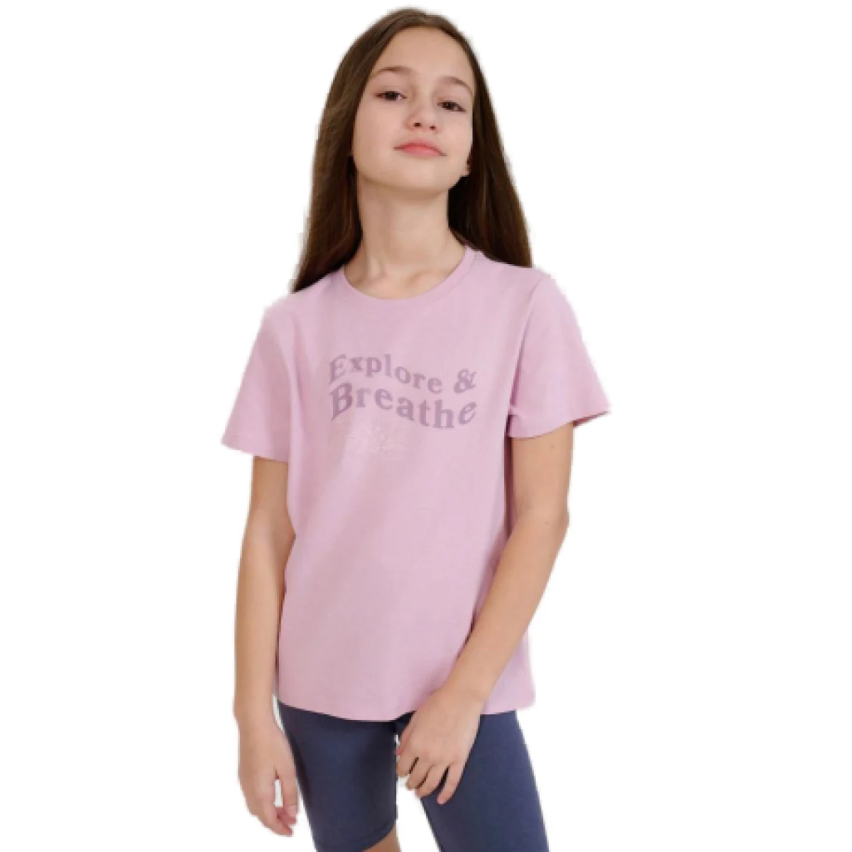 Dievčenské tričko s krátkym rukávom 4F JUNIOR TSHIRT F1854-52S-LIGHT VIOLET · záber 1