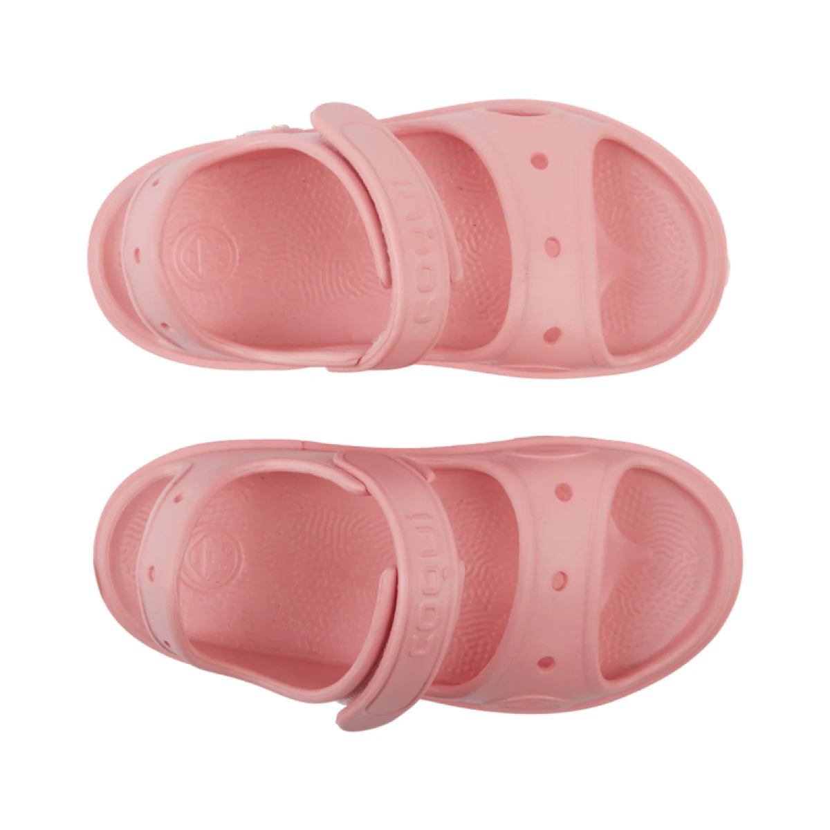 Dievčenské sandále COQUI Yogi baby pink rainbow · záber 3