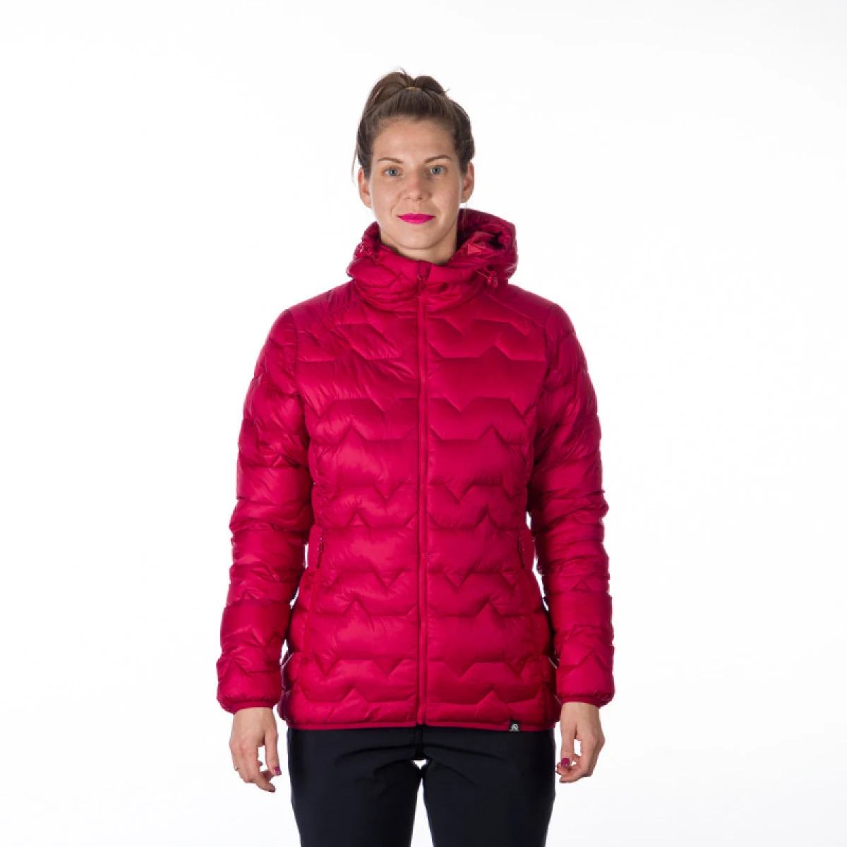 Dámska turistická bunda NORTHFINDER ELMA-510-cherry · záber 3